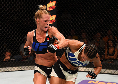 Marion Reneau and Holly Holm 